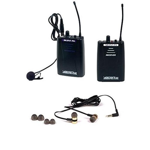 Vocopro VocoPro SILENTPAINEARAIR Professional PLL Wireless In-Ear Monitor Package with Transmitter & Receiver SILENTPAINEARAIR